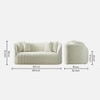Baiwang Fabric Sofa (Cream)