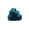 Henry Velvet 3 Seater Sofa T Blue Color