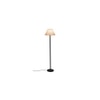 Lochlan Multicolour Fabric Shade Floor Lamp with Black Iron Base