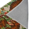 Royal Jungle Tiger Wool Rectangle Carpets Hand Tufted in Multicolour Colour