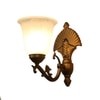 Eliante Modern Wall Lights Aluminium Die Cast & Glass Material Antique Gold & White Finish