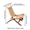 NatWest Sheesham Wood Vintage Balcony Chair in Natural Jute Rope Canning