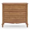 Taahira Solid Wood Chest Of Drawers in Natural Teak Finish
