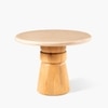 Saanra Solid Wood Coffee Table Set of Three in Brown Colour