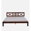 Zeevo Solid Wood King Bed Without Storage