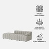 Chiccomfort Wood 3 Seater With Upholstery Non Storage Sofa In White Colour