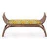 Magnolia Solid Wood Dining Bench In Teak Finish