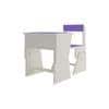 Utopia Extendable Toddler Study Desk and Chair Set in Lavender Purple Colour