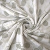 Meera White & Green Floral Cotton Dohar Set Of 2 Reversible Single Bed 350 Tc Size 240 X 160 Cms