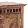 Fidora Solid Wood 2 Door Wardrobe in Teak Finish