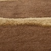 Jaipur Rugs Soft Basket Weave Geometric Wool Dhurrie Rug Brown 5x8 ft