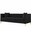 Haruko Fabric Sofa - Black