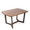 Columbus Sheesham Wood Dining Table In Teak Finish
