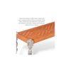 Hamilton Solid Wood Maachi Bench In Orange Canning