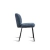 Quantuva Fabric Dining Chair in Blue Colour