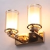 Eliante Modern Wall Lights Mild Steel & Glass Material Gold & Champaign Finish