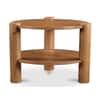 Titoz Modern Round Mango Wood Side Table