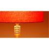 Gwyneth Orange Cotton Shade Floor Lamp