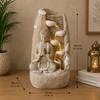 Water Fountain Ivory Serenity Buddha Water Fountain in Multicolor Colour