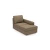 Apollo Sofa (Colour : Dune, Cushion : Soft, Back Type : Regular, Seating Capacity : Right Aligned 2 Seater + Right Aligned Chaise + Ottoman)