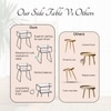 Contemporary Iron Side Table in  Finish - Set of 2
