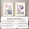 Magnolia Flower Set of 2 Framed Posters Bohemian Wall Art 45x60 cm