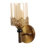 Eliante Modern Wall Lights Mild Steel & Glass Material Antique & Champaign Finish