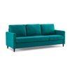 Monznij Sectional Fabric Sofa - Turquoise