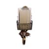Eliante Solis Antique Gold Iron Wall Light With E27 Holder In Antique Gold Colour
