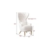 Jayeh High Back Chair in Cream Colour