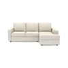 Apollo Sofa (Colour : Pearl, Cushion : Soft, Back Type : Regular, Seating Capacity : Right Aligned 2 Seater + Right Aligned Chaise + Ottoman)
