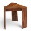 Ikiriya Sheesham Wood Contemporary Side Table in Natural Teak Finish