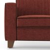 Apollo Neo Sofa (Colour : Dark Coral, Seating Capacity : 2 Seater, Cushion Type : Soft, Back Height : Regular Back)