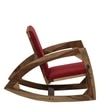 Que Solid Wood Rocking Chair in Rustic Colour