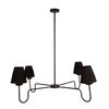 Lombard Black Chandelier By Shoppeefry