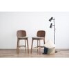 Scandinavian Cora Counter Chair Brown Cocoa Finish