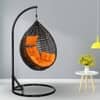 Premium Egg Single Seater 6 Star Swing Chair Orange