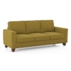 Apollo Neo 3 Seater Fabric Sofa in Olive Green Colour (Back Height : Regular, Cushion Type : Soft)