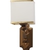 Eliante Cloth Shade Wall Lights Mild Steel & Fabric Material Antique & White Finish
