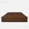 Mavanta Wood King Bed Without Storage Columbian Walnut Brown