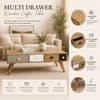 Herman Solid Wood Coffee Table in Natural Finish by Bohemiana