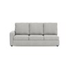 Apollo Compact Sofa (Colour : Vapour Grey, Cushion : Hard, Back Type : High Back, Seating Capacity : Right Aligned 3 Seater + Right Aligned Chaise + Ottoman)