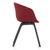 Poulain Fabric Accent Chair In Red Colour