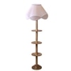 Devansh Shelf Wooden Floor Lamp