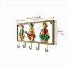 Metal Handpainted Musician Key Holder in Multicolour