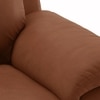Esquel 1 Seater Leatherette Sofa in Tan Colour