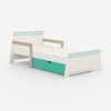 Jujube Kids Toddler Bed in Teal