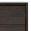 Denton Solid Wood Bedside Table in American Walnut Finish