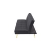Lebon 3 Seater Sofa Cum Bed In Black Color