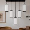 Devansh Solid Wood Electric Wall Light in Brown Colour with Multi Shade Count of 1 Light